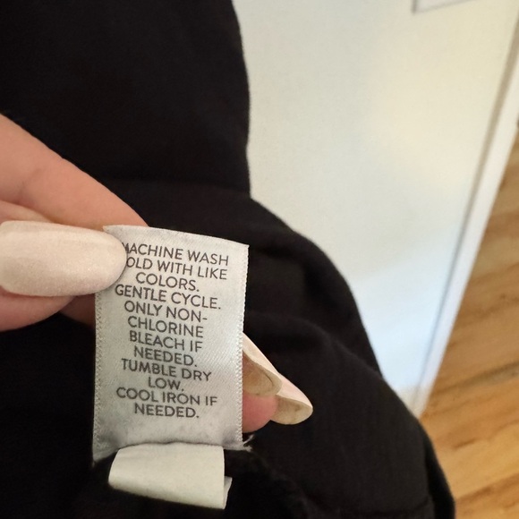 NEW J Jill Shift Tank Dress Pockets Black Size XL Petite Modal Cotton NWT - Picture 8 of 9